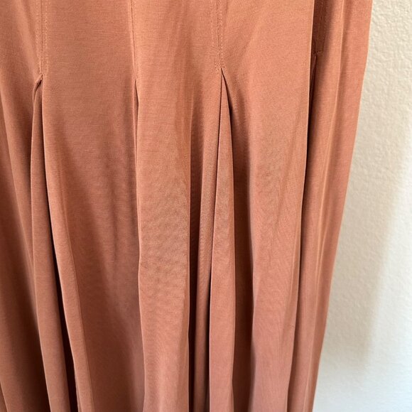 Free People Jersey Popover Tunic Front Tie Key Closure Sleeveless Wide Pits Plea - Picture 12 of 12